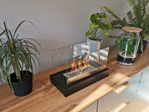 Vrijstaande biohaard HOME Zwart