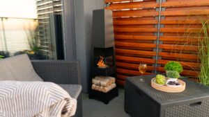 Vrijstaande Pyramid Garden biohaard, zwart mat